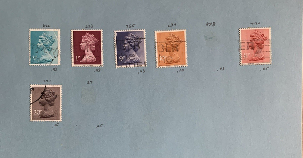 BRITISH COLONIES collection on sheets USED 170+ stamps