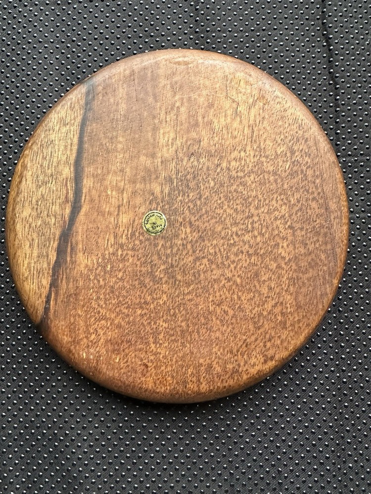 Mahogany Round Plate