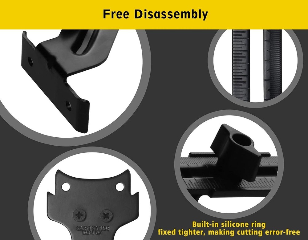 Professional Straight Edge Router Guide - Easy Attachment for Compact Routers