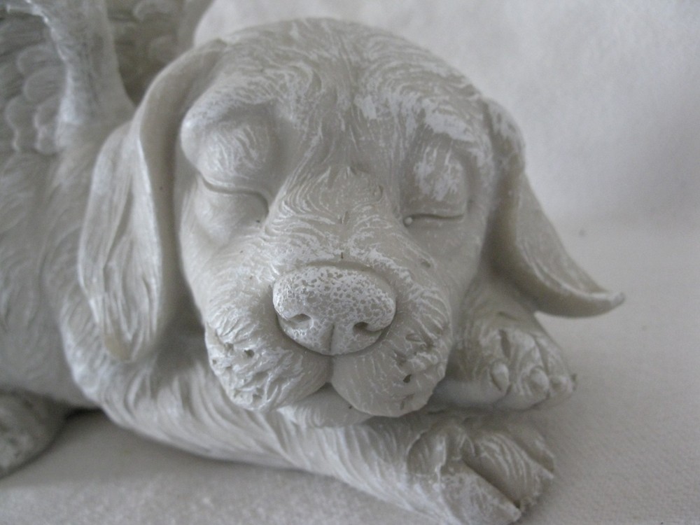Rainbow Bridge Dog Angel Statue