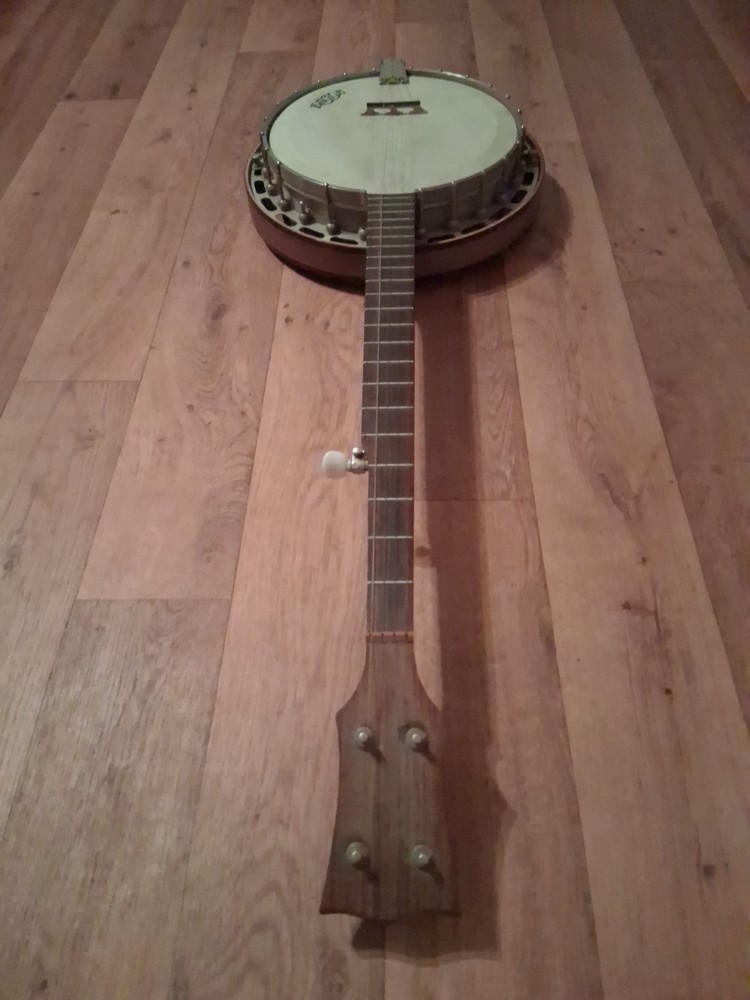 Cool Vintage Eagle 5 String Resonator Banjo