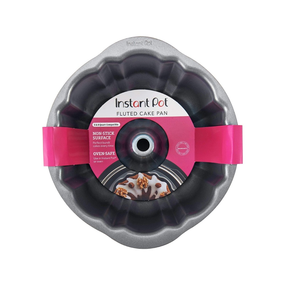 Instant Pot Official Fluted Cake Pan - Grey
