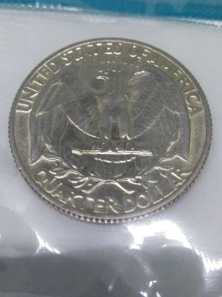 1971 P Washington Quarter Uncirculated in Mint Cello