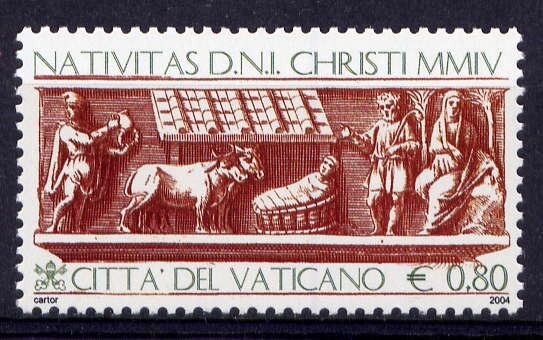 VATICAN Sc#1291 2004 Christmas MNH