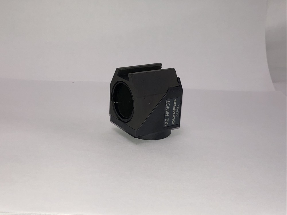 Olympus Microscope IX2-MDICT Analyzer Filter Cube tested working