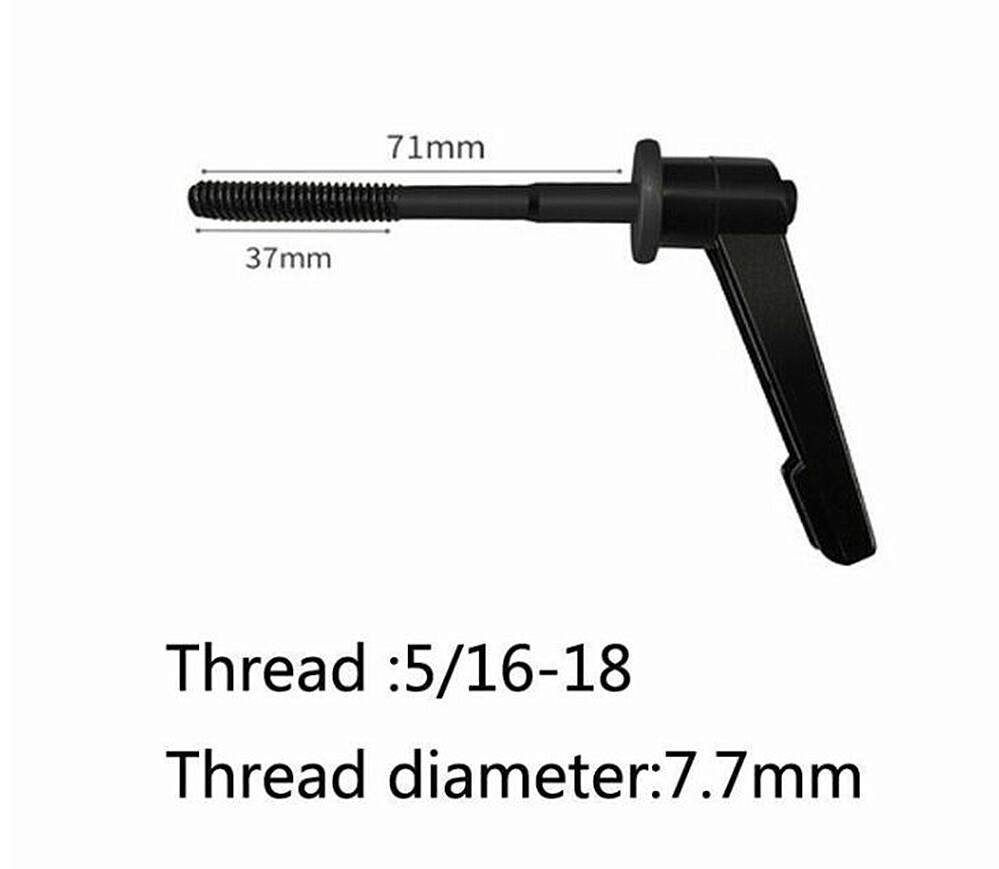 1Set Milling Machine Head Lock Bolt Handle 2 Copper Sleeve Mill Tools Bridgeport