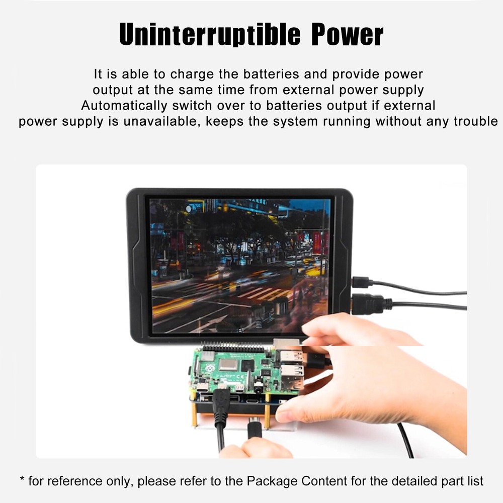 UPS HAT (D) Kit For Raspberry Pi 5V Uninterruptible Power Supply Module B9