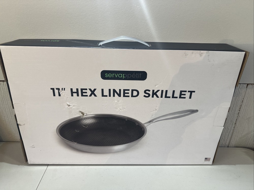 Servappetit 11” Hex Lined Skillet New In Box Some Box Damage