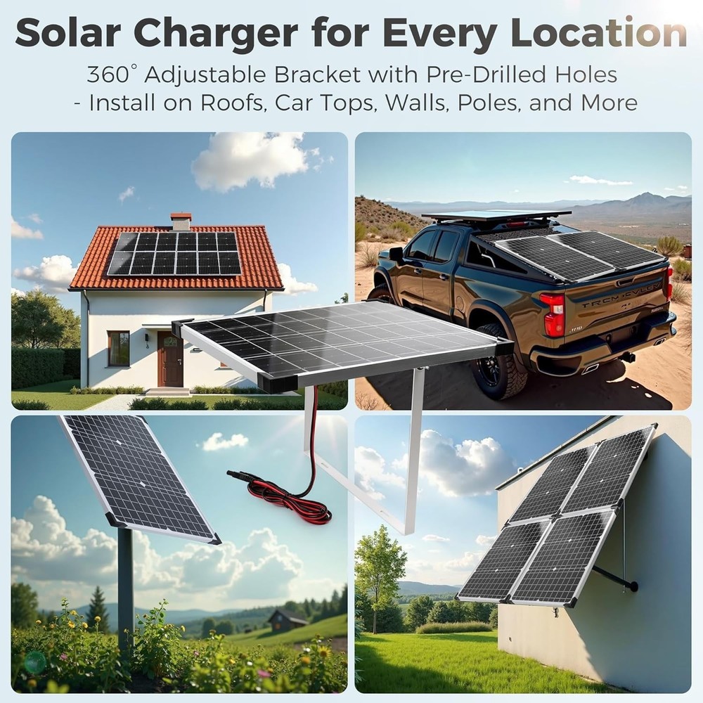Easy Installation 12V Solar Battery Maintainer