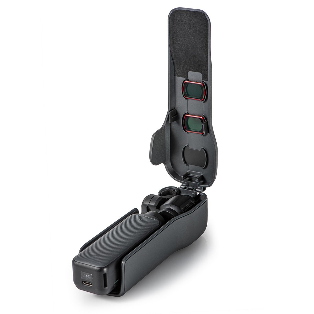 For DJI Osmo Pocket 3 Hard Protective Case Shockproof Handheld Cover with Strap