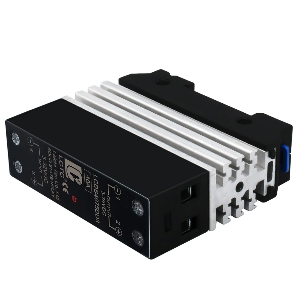 SSR40DD 40A DCDC Solid State Relay Radiator Input 332V Output 375V
