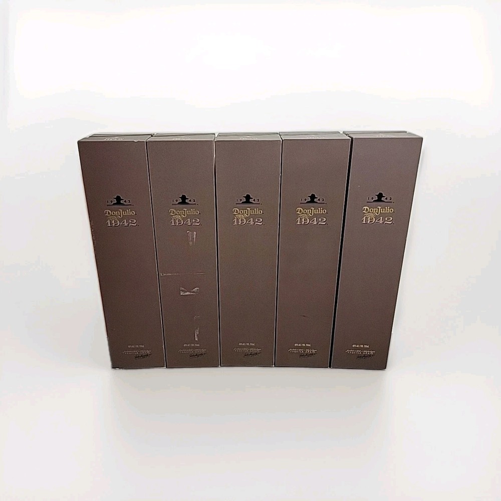 Lot 5 Don Julio 1942 Tequila Gift Boxes Empty Display Packaging Only Bundle