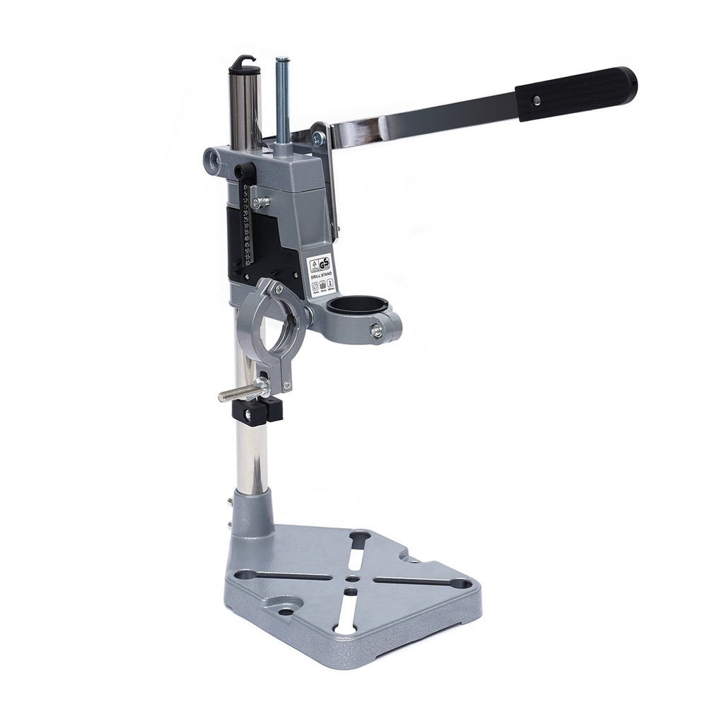 Portable Bench Clamp Drill Press Stand Adjustable Drilling Pedestal Holder Tool