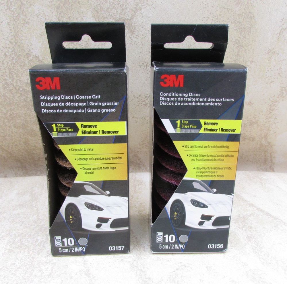 3M 03156 031157 Surface Conditioning Discs  Medium & Course Grit, 20 Discs Total