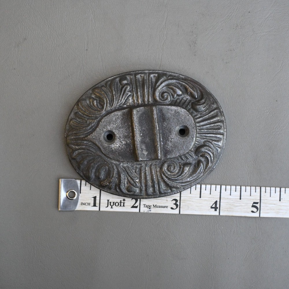 Vintage Victorian Style large heavy cast Iron door gate handle pull knocker