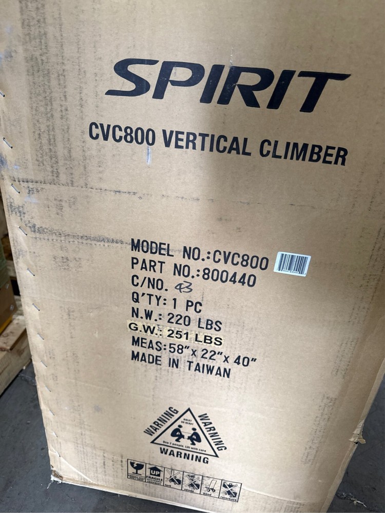 SPIRIT CVC800 VERTICAL CLIMBER