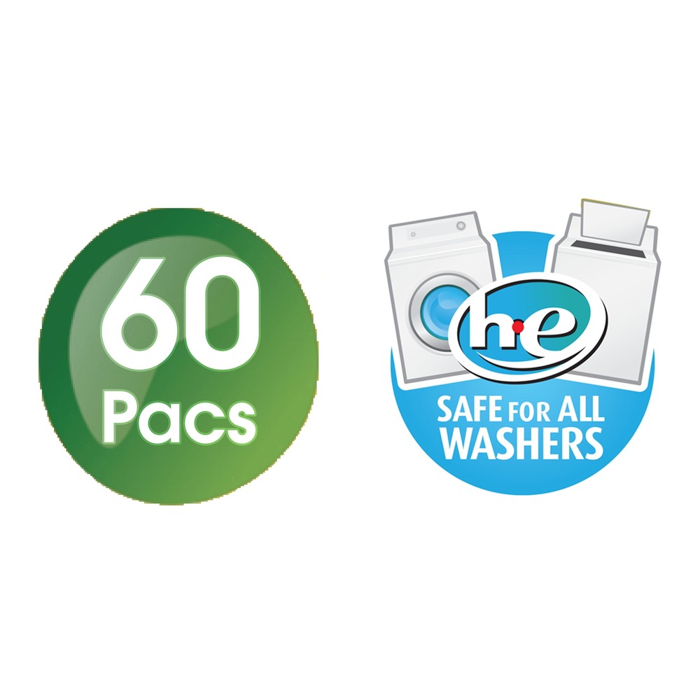 (4 pack) Ultimate Fresh Laundry Pacs, Original Clean, 60 Count