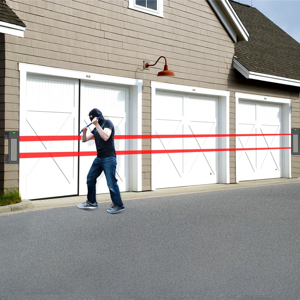 HTZSAFE Solar Wireless Driveway Alarm System