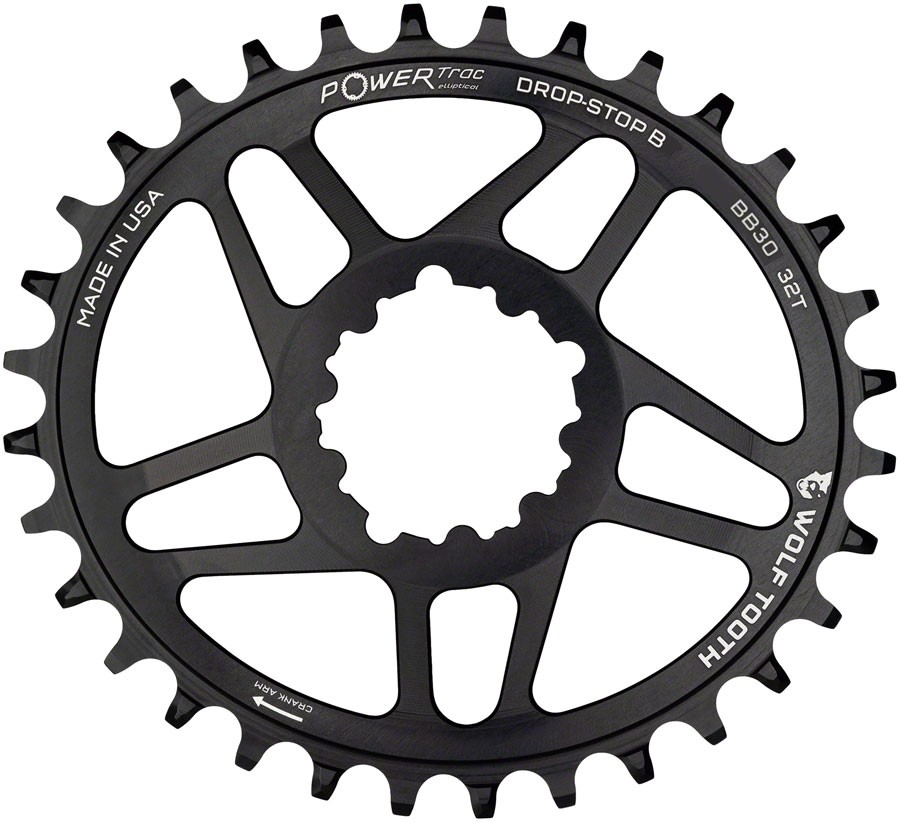 Wolf Tooth Elliptical Direct Mount Chainring - 32t, SRAM Direct Mount,