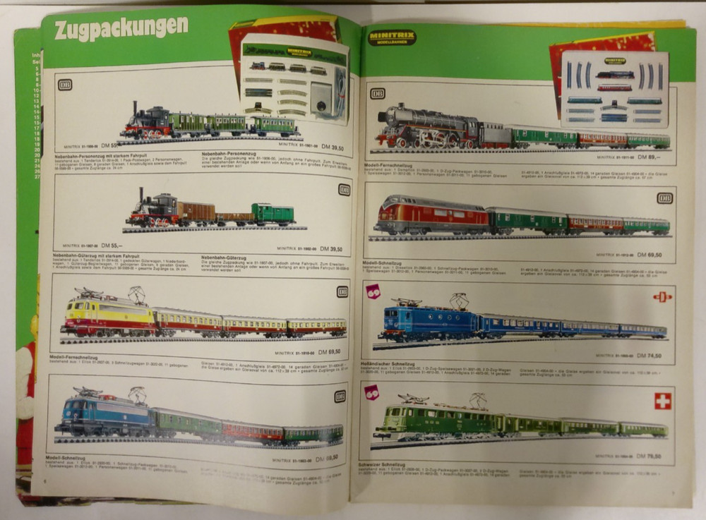 Minitrix 1969 Train Catalog