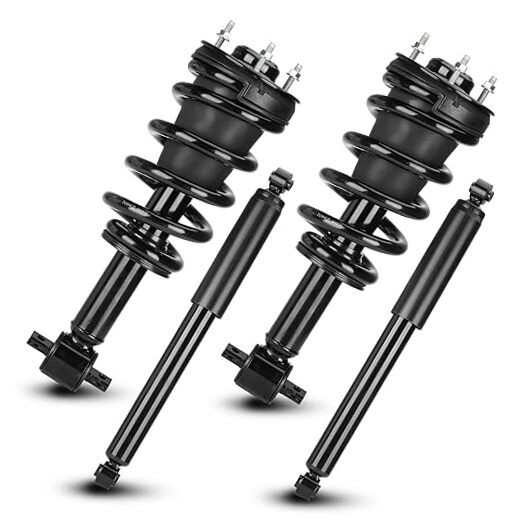 Front and Rear Complete Strut Shock Absorber with Front & Rear Left and Right