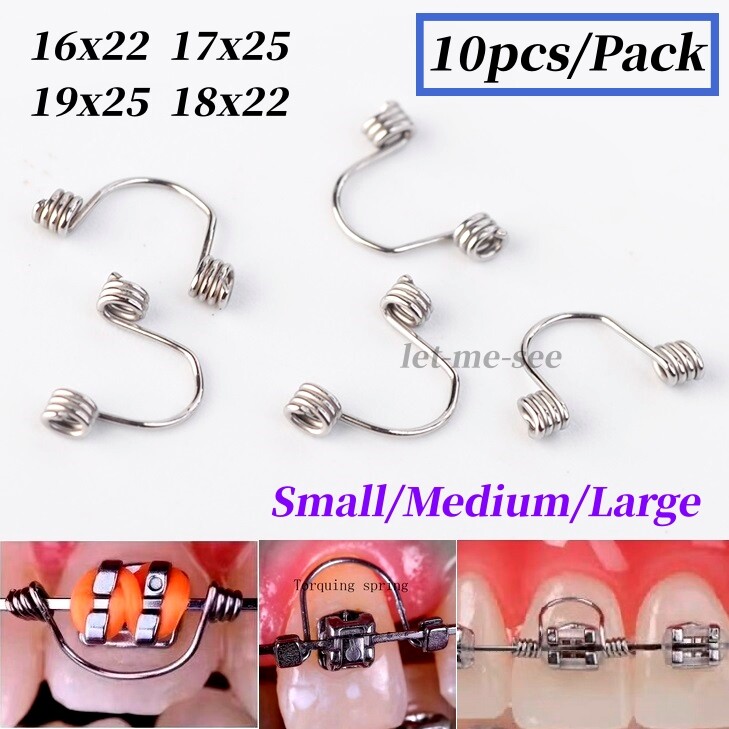 Dental Orthodontic Torquing Torque Rectangular Spring Anterior Teeth Wire S/M/L