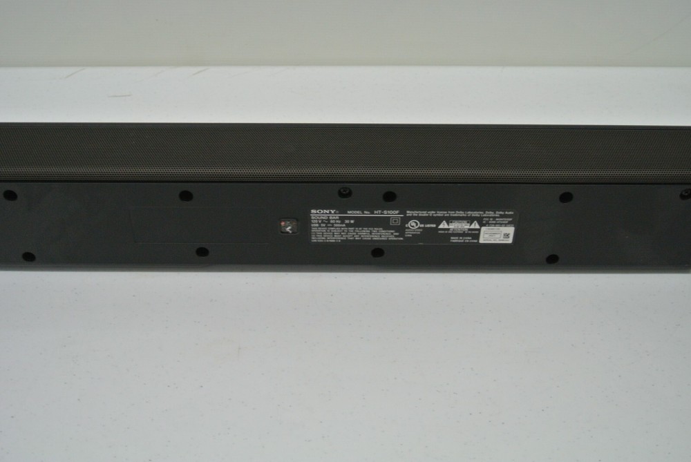Sony HTS100F Tweeter Speaker - Black W/ REMOTE (123231-1 AR FF10)