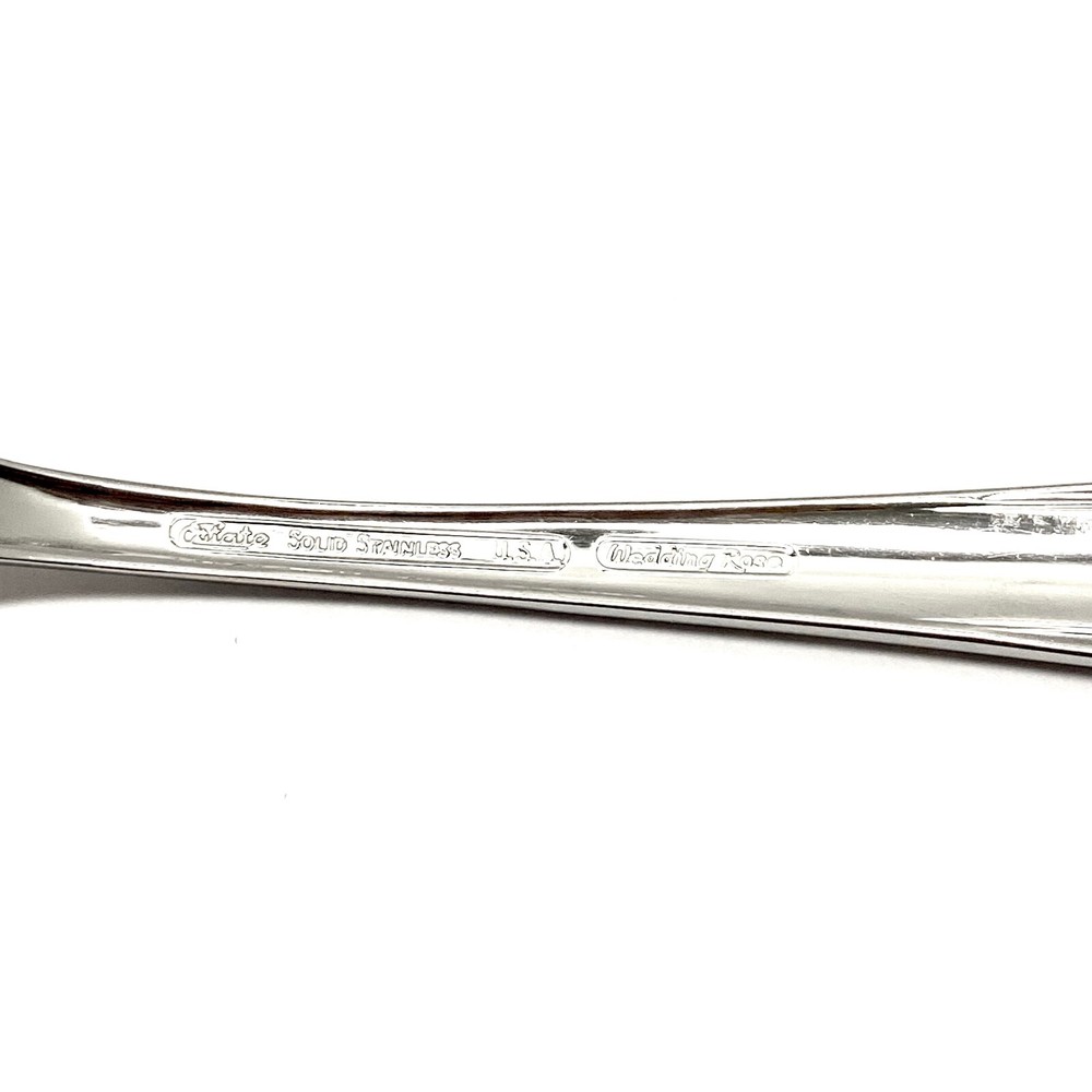 Estate WEDDING ROSE Solid Stainless USA Glossy Silverware Flatware CHOICE