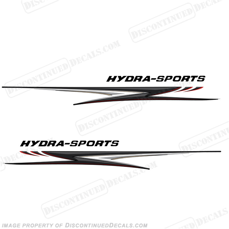 Fits HydraSports Giant 118" Long Graphics - Silver/Black/Red