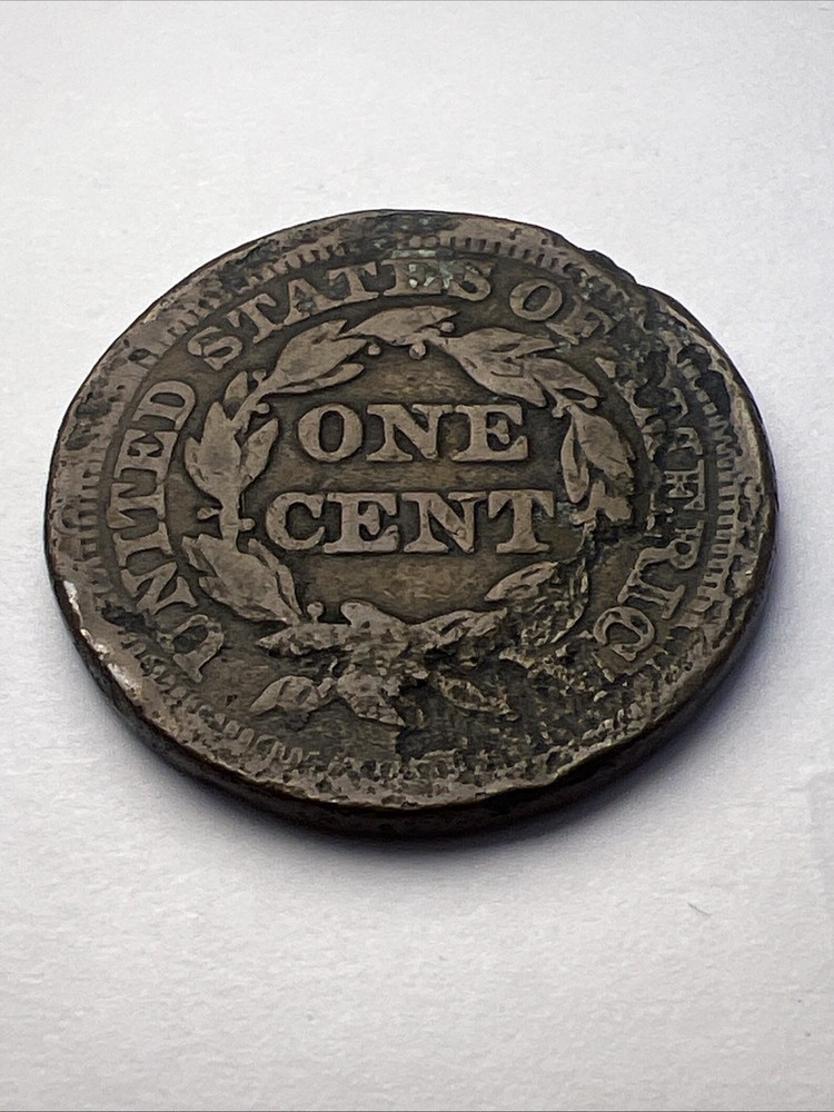 1849 Large Cent Damaged #1686