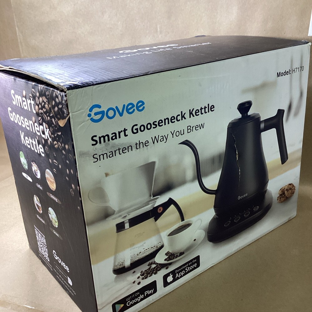 Govee Smart Electric Kettle, WiFi Variable Temperature Gooseneck Pour Over Kettl