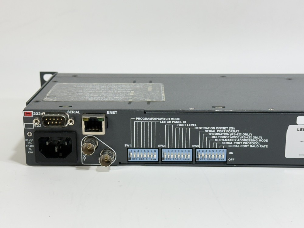 Harris Leitch RCP-16X1P ~ 1RU 16x1 Programmable Pushbutton Remote Panel