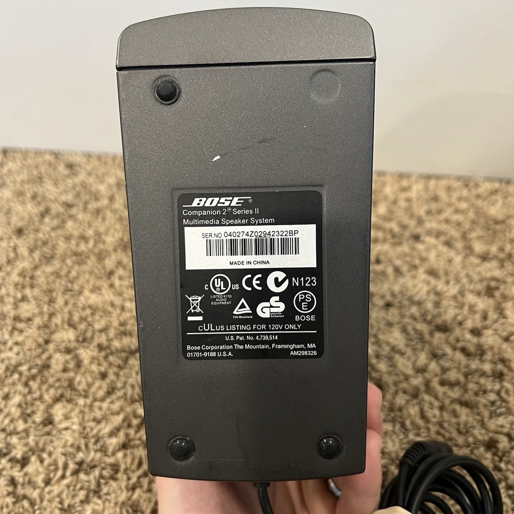 Bose Companion 2 Series II Multimedia Computer Speaker System