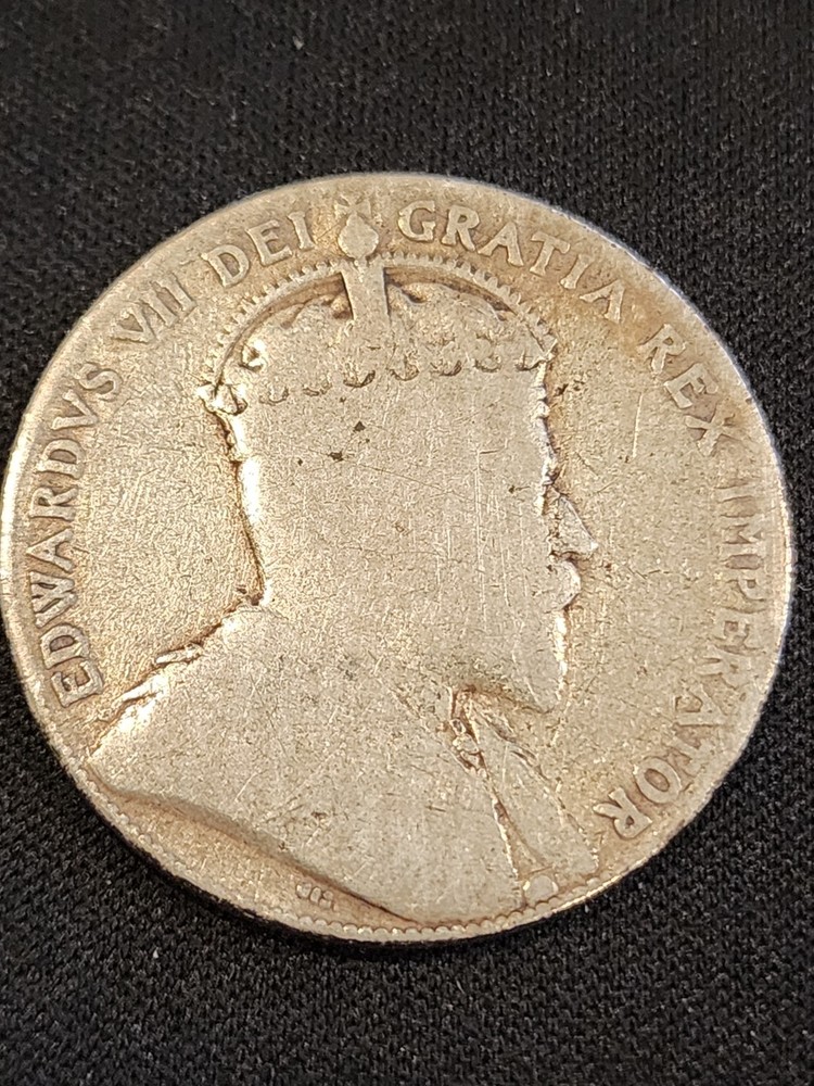 1908 Canada 50 Cents Silver Coin