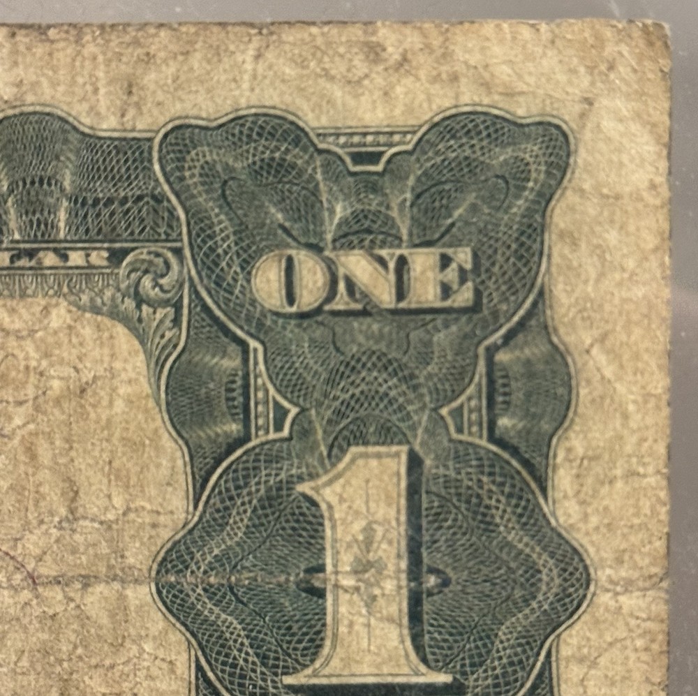 RARE 1899 $1 ONE DOLLAR “BLACK EAGLE” SILVER CERTIFICATE LARGE SIZE NOTE