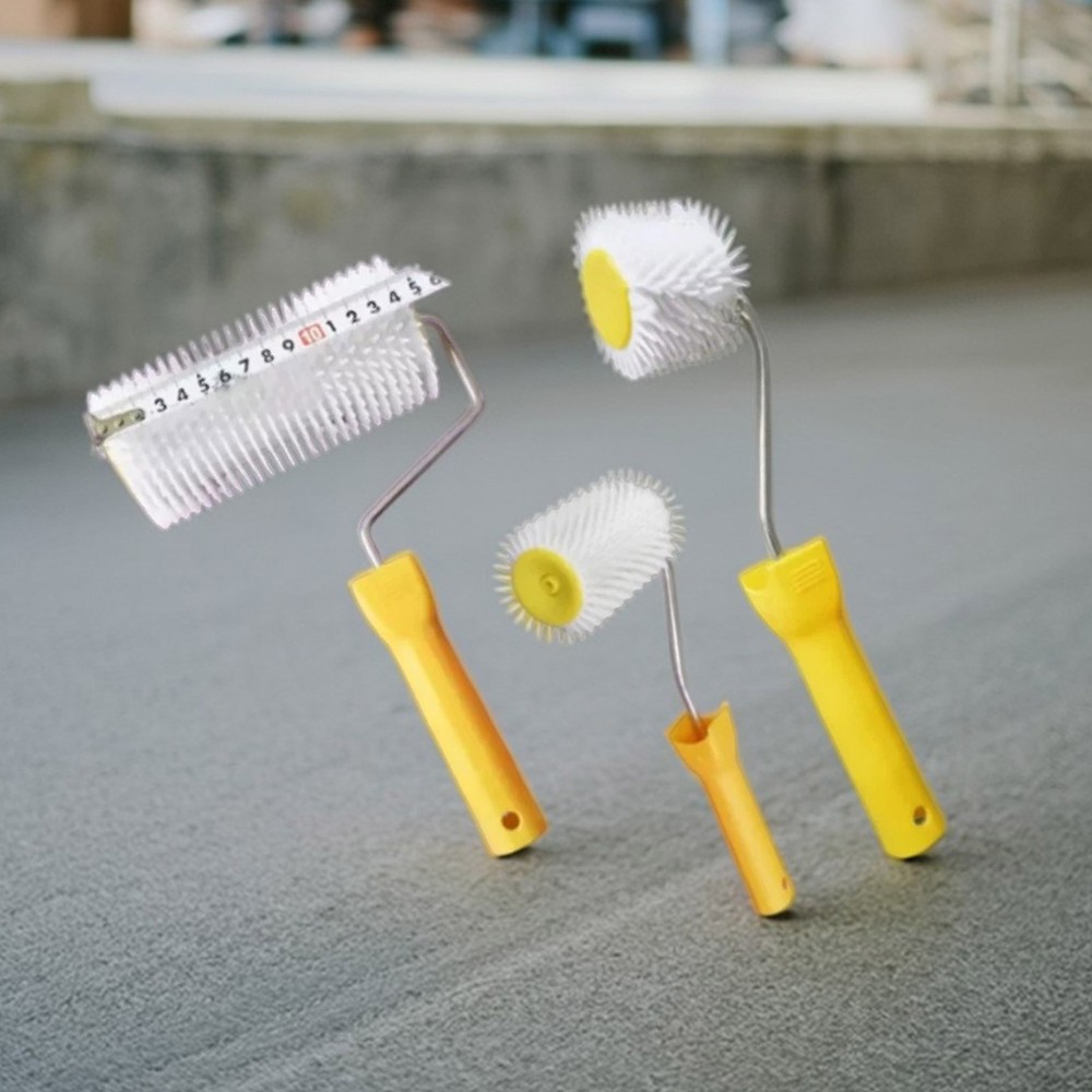 Self Leveling Cement Spike Roller Epoxy Roller Flooring Tools Remove Bubbles