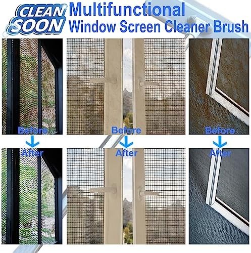 Window Screen Cleaner Tool Window Screen Cleaning Brush in Window Cleaning Kit