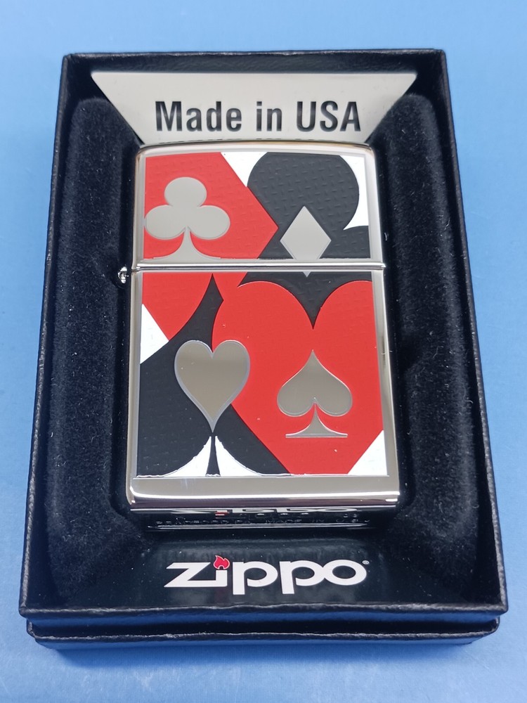 Zippo Suited High Polish Chrome 20852