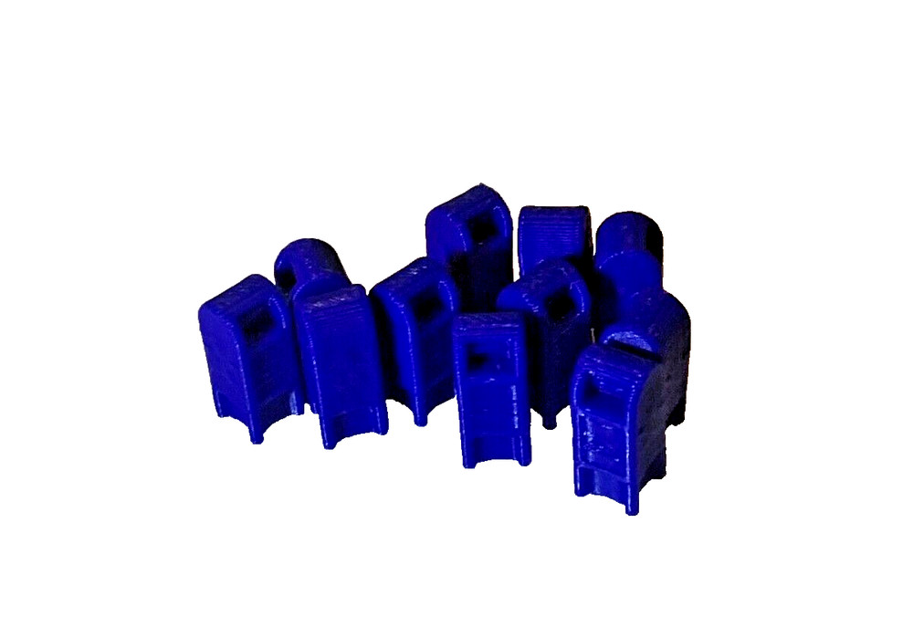 O Scale Roadside Postal Mail Boxes and City Mailboxes 12-Pack 1:48