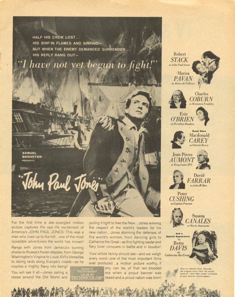 Robert Stack ad Photo Clipping 1 Page F22127