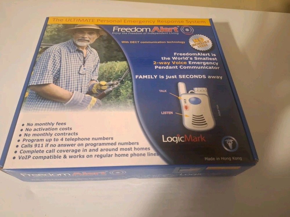 Freedom Alert 35511 Logic Mark Personal Emergency Response System - READ