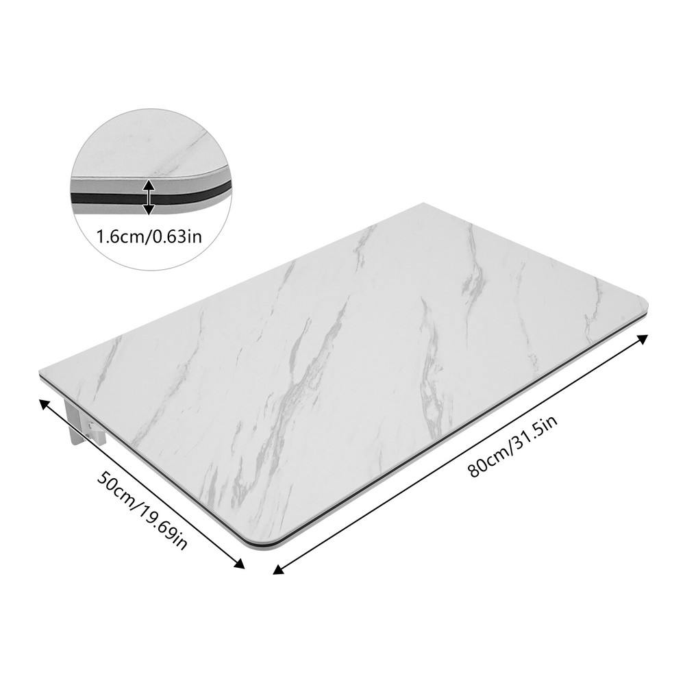 Folding Wall Desk Wall-mounted Foldable Table Wall Mounted Laptop Table Desk