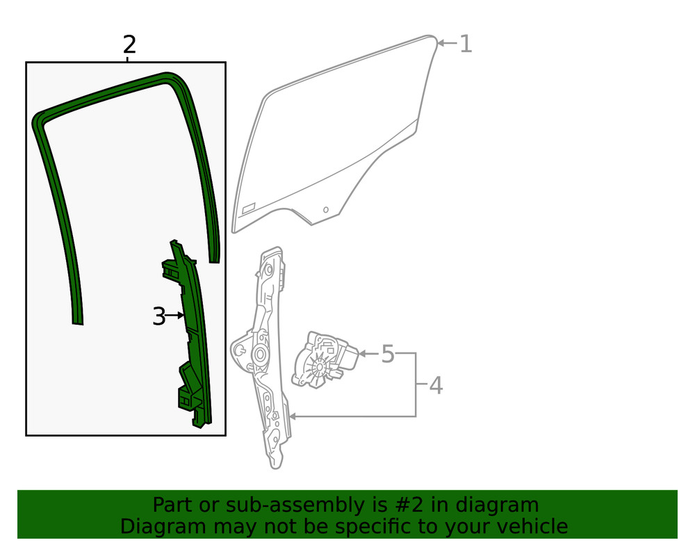 Genuine GM Weatherstrip 85814909
