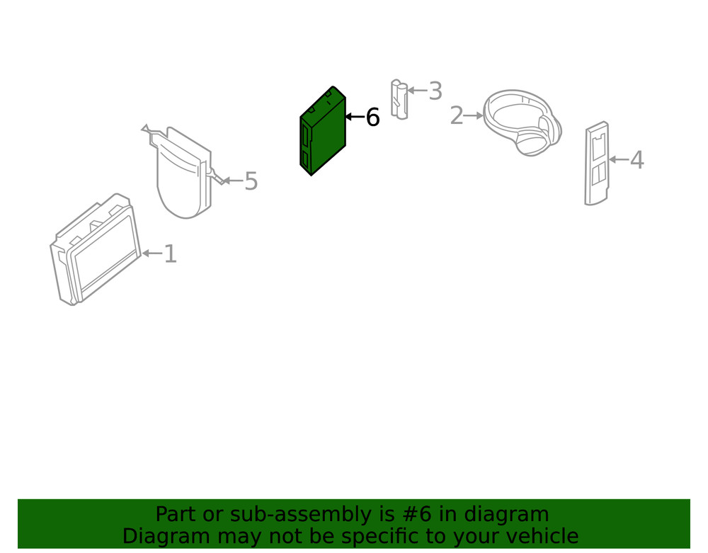 Genuine Nissan Infotainment Display Control Module 28346-3ZD0A