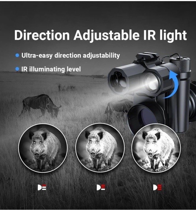 PARD Night Vision Monocular, Night Vision Goggles with Rangefinder