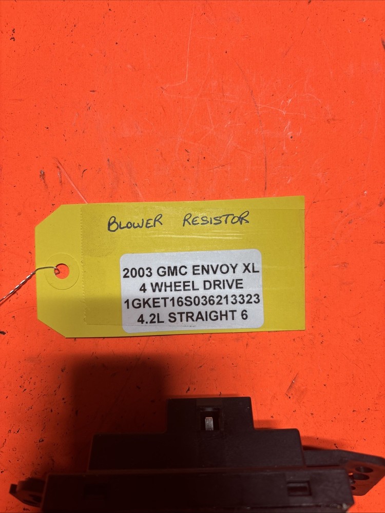 2003 GMC Envoy Blower Resistor Bb7