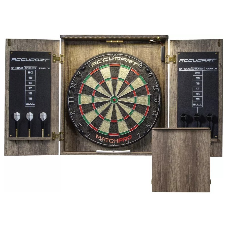 Accudart MatchPro LED Cabinet Set. New