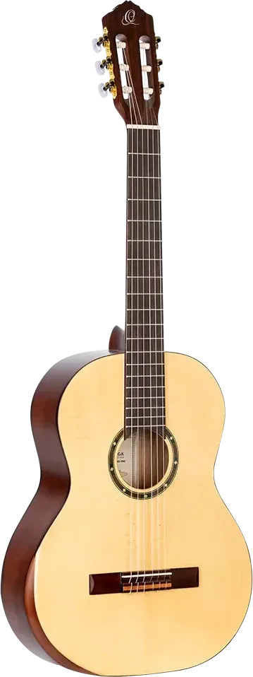 Ortega Guitars 6 String Student Series Pro w/Arm Rest Solid Top Nylon Classic...