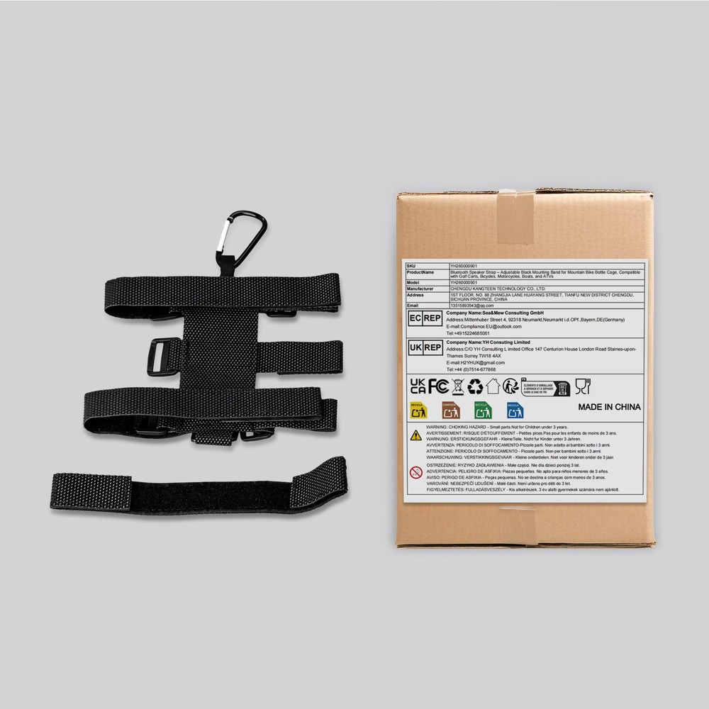 Portable Speaker Mount, Bluetooth Speaker Strap, Speaker Strap For Golf Cart