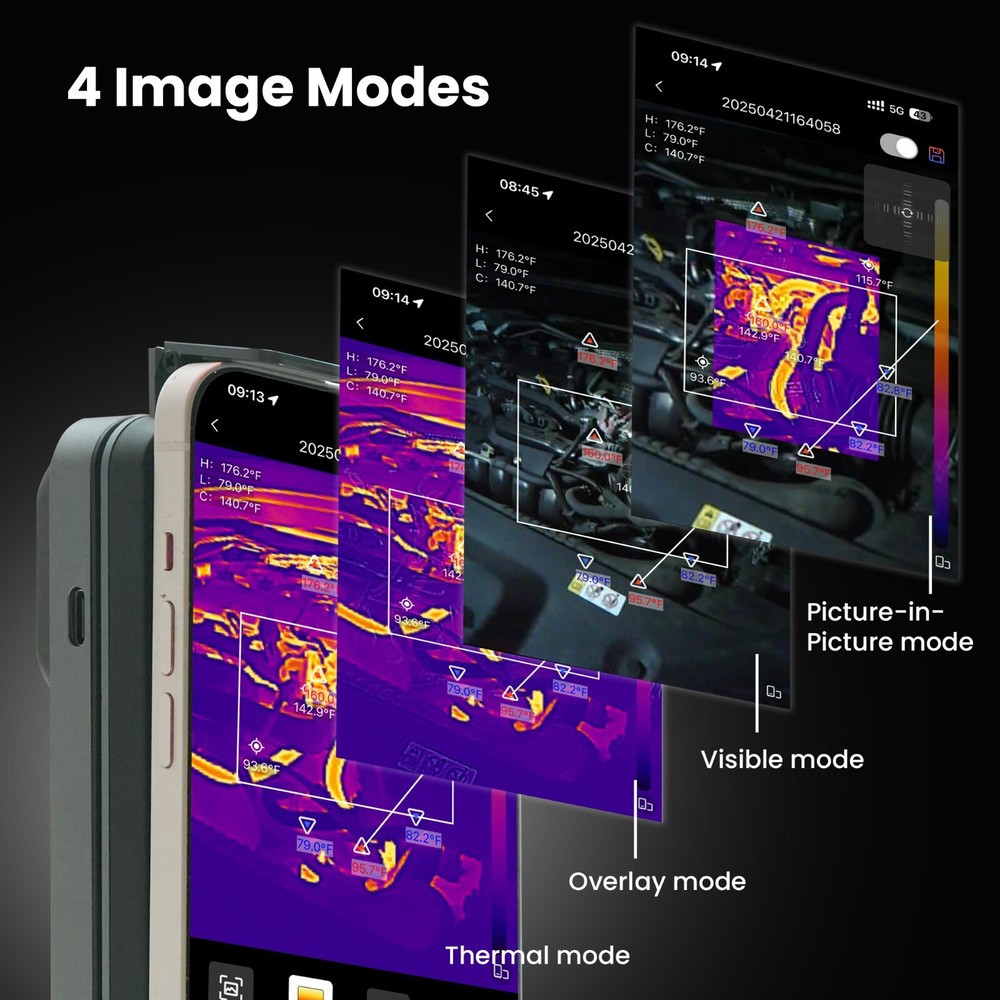 256x192 IR Resolution Imager Camera Wireless Thermal Imaging Camera Handheld